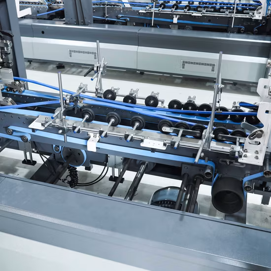 ボックス糊付け機自動プレ